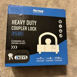 RETRUE Heavy-Duty Universal Coupler Lock