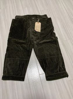 Sassafras Fall Leaf Gardener Pants 2/3 Olive M New Japan