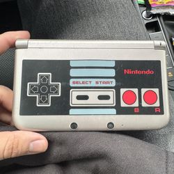 Nintendo 3DS XL NES Retro Silver Edition - Handheld ONLY NO CHARGER *TESTED 