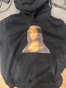 Mona Lisa Blurred Off White Hoodie 