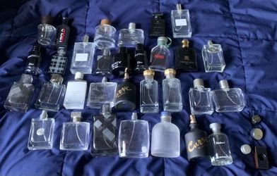 31 Empty Designer Cologne Bottles