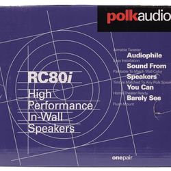 Polk Audio - RC80i 2-way - 8" Speakers (Pair)