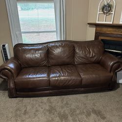 Leather Couch 