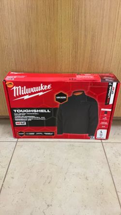 MILWAUKEE TOUGHSHELL M12 HEATED TOUGHSHELL JACKET KIT LARGE BLACK.