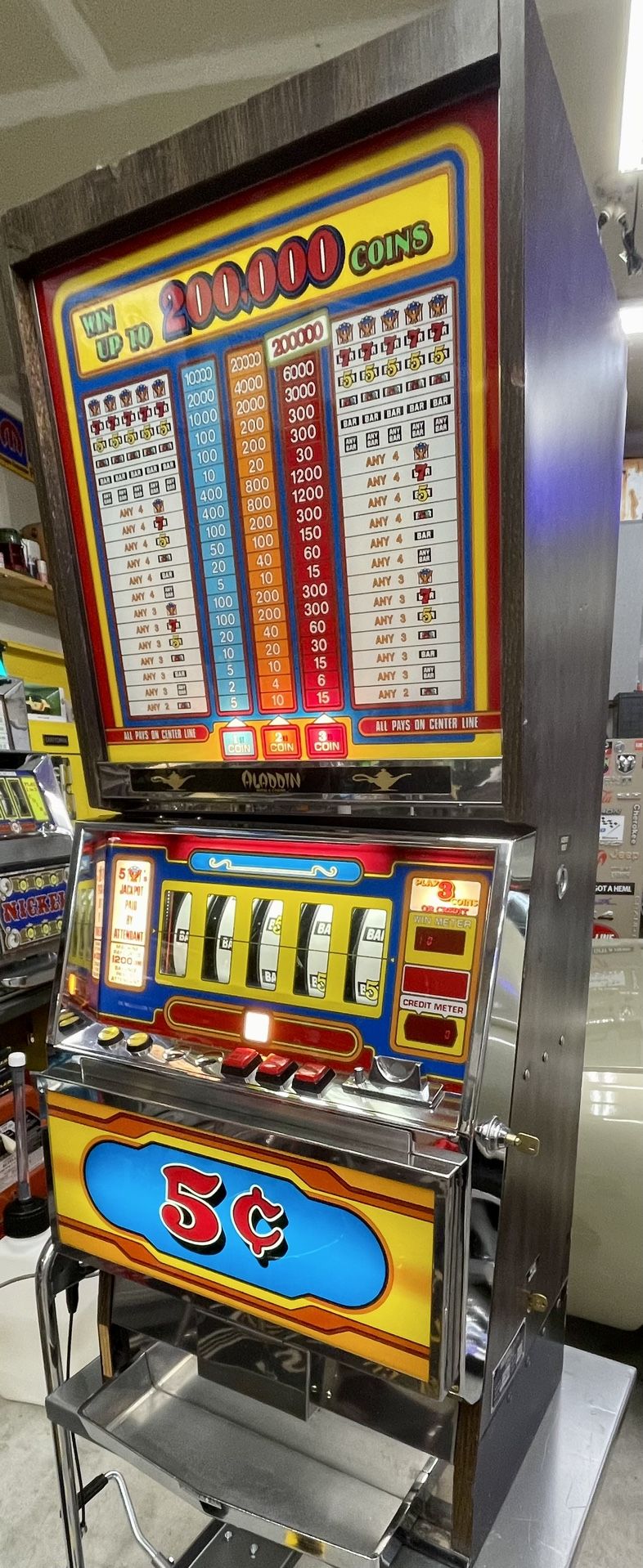 Real Las Vegas Slot Machine Aladdin Casino for Sale in WA OfferUp
