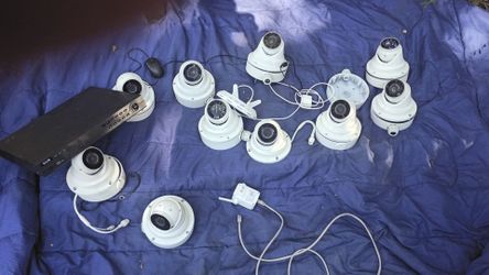 10 camera's with NVR