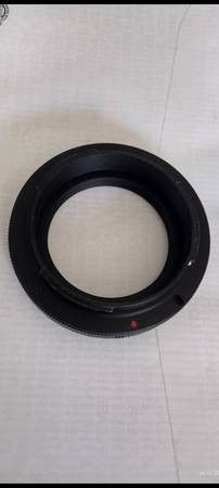 Vivitar T-mount adapter Canon EOS EF mount DSLR digital SLR camera