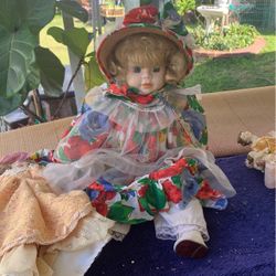 Beautiful  Large Porcelain  Doll Available 
