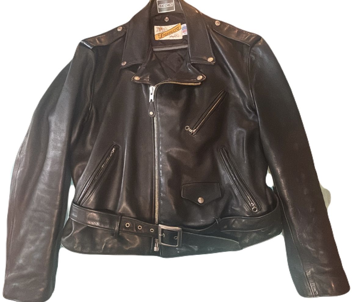 Vintage Genuine Perfecto Leather Moto Jacket By Schott