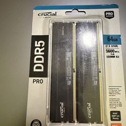 64GB DDR5 DRAM DIMM 5600 MHz (32GB X 2)