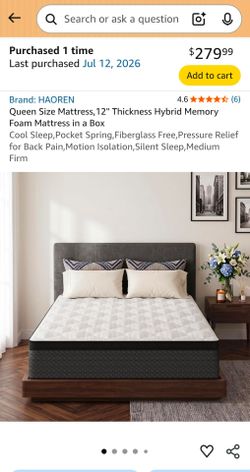 New Queen mattress