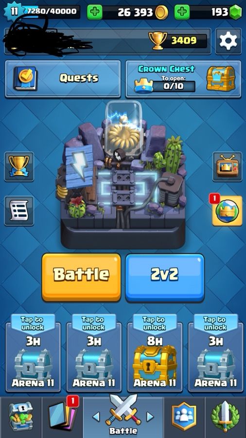 Arena 11 with 12 Legendaries