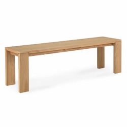 Open Box Article Dako 61" Bench-Natural Oak