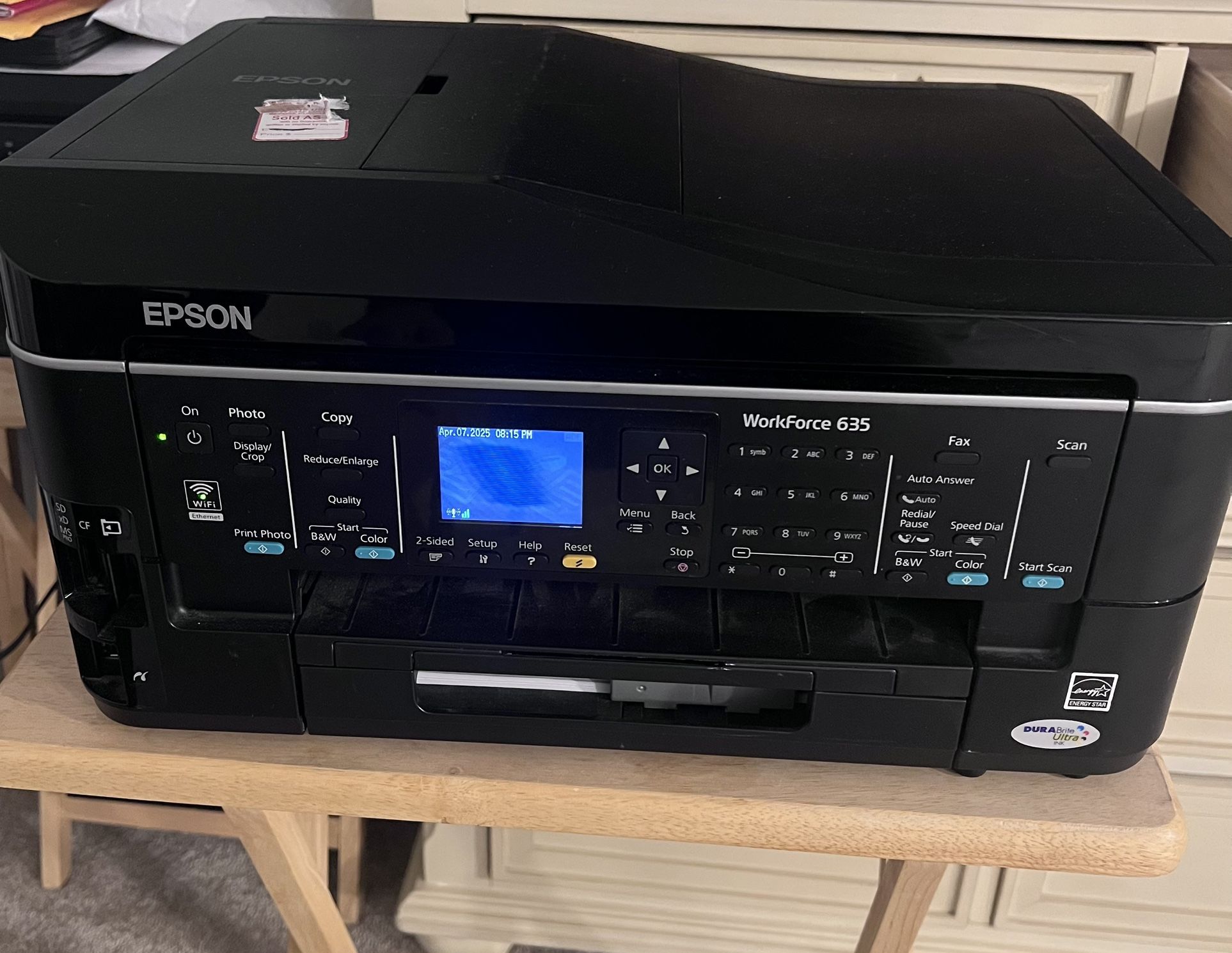 Brother MFC-J497DW and Epson WorkForce 635 printers