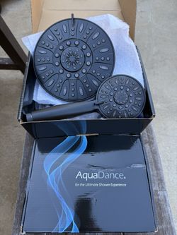AquaDance 7" 3-Way Rainfall Shower Head 