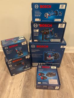 5 Bosch 18v tools & battery kit