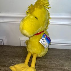 Kohl’s Cares Peanuts Woodstock Plush 11” Stuffed Animal Yellow Yarn Hair…(#19)