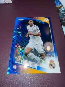 Jude Bellingham Topps Chrome UCL Blue Refractor /150