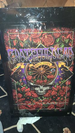 Gratefuldead 40 year commemorative poster