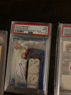 Shohei Ohtani psa 9 auto relic