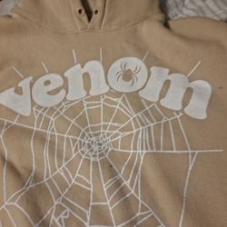 Tan venom hoodie sides 2 Xl.