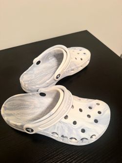 Crocs Classic Clogs White Marble