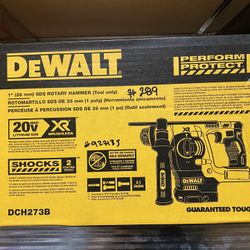 DEWALT 20V MAX XR Cordless Brushless 1 in. SDS Plus L-Shape Rotary Hammer (Tool Only)