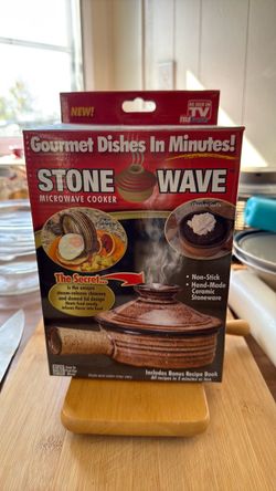 Stoneware microwave cooker new in box
