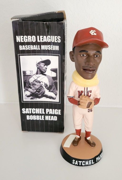 SATCHEL PAIGE Bobblehead 2003 Negro Leagues Museum KANSAS CITY MONARCHS HY-Vee Limited Edition