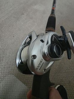 Shimano Tranx 300hg paired with Phenix Black Diamond Rod 15-40LB