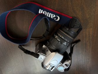 Canon EOS Rebel 35mm Film Camera with Sigma 28-90mm Lens