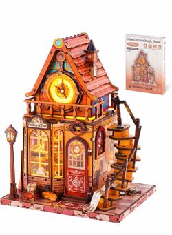 Xalugn Wheel of Time Magic House 3D Wooden Puzzle