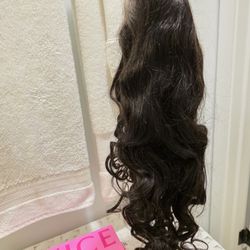 Unice Real Scalp Wig Body Wave Stretched Length 20" 
