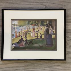 Seurat’s   ‘Sunday on La Grande Jatte’  Framed Art