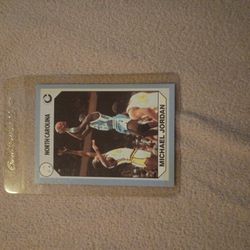 Michael Jordan North Carolina 1990 Error Card #44