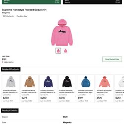 Supreme Twill Old English Varsity Jacket