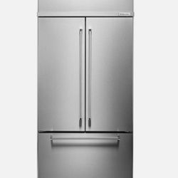 Brand New KitchenAid Built In Stainless Steel 42” Refrigerator LED Lighting