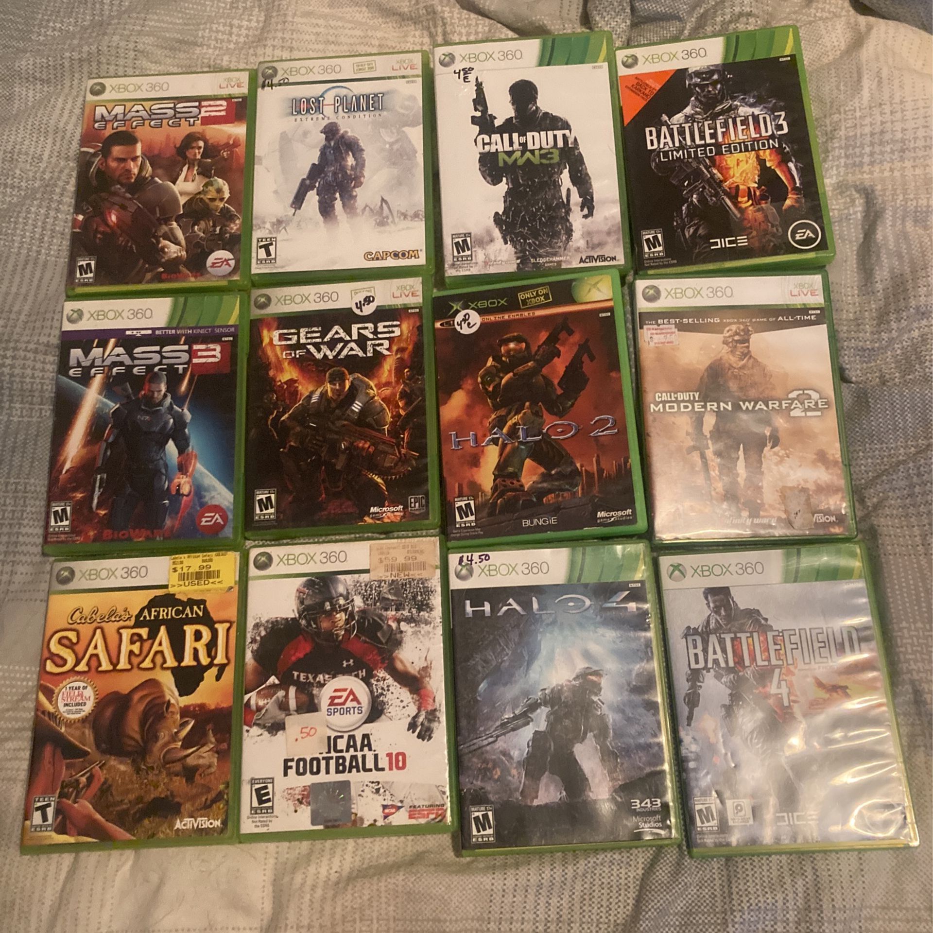 12 Xbox 360 Games