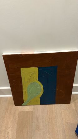 Abstract Oil Painting on Canvas