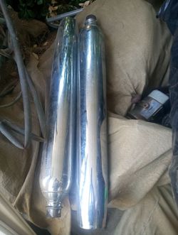 Harley Davidson exhaust pipes