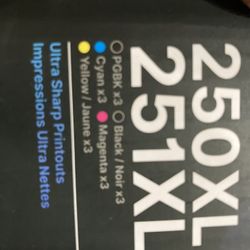 Ink cartridges 250XL /251 XL