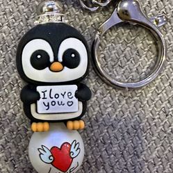 Silicone Valentine Keychains.