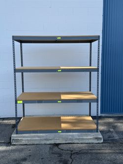 6 ft W x 4 ft D Warehouse Quality Steel Rack Shelves Stronger Than Homedepot Lowes And Costco Shelving Delivery Available