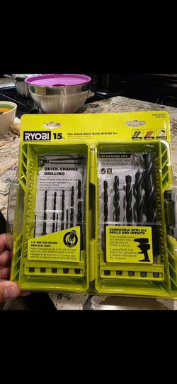 ​🛠️️ ¡Set de Brocas Ryobi de 15 piezas (Vástago Hexagonal)!