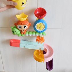 New Baby Bath Toy Set Bathtub Suction Cup Water Track Toys