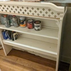 Shelves (Books, Collectibles, Paints, Kitchen Items)