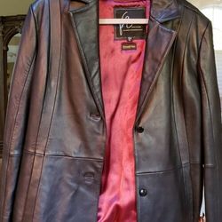 New Women's XL LEATHER COAT ONLY $100