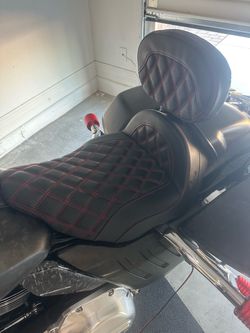 Bad Boyz Cycles Solo Seat for Harley Touring 23.5 & UP.