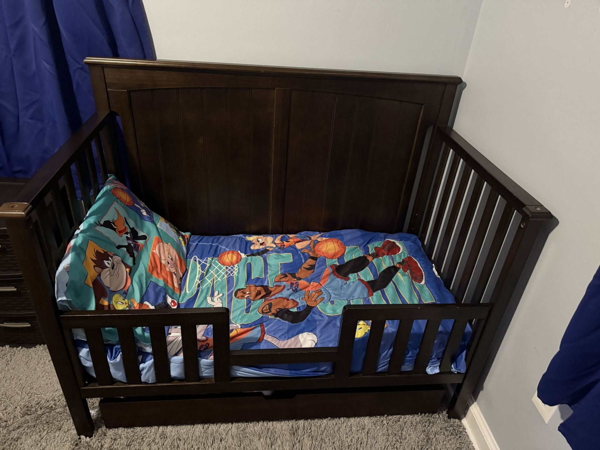 ChildCraft Toddler Bed/Crib Attachment & Storage Drawer