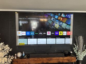 LG 65" 4K UHD Smart TV (Model 65UQ9000PUD) –with tilt wall mount – NEW OUT OF BOX